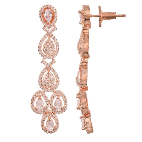 Intricate Elegance: A Handcrafted CZ Necklace Set for the Modern Woman