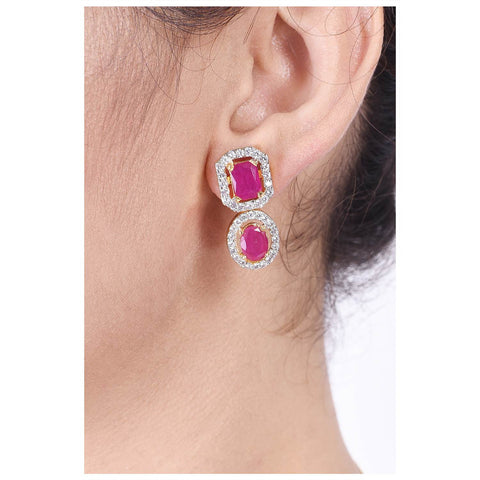 Stunning Handcrafted CZ Necklace Set - An Elegant Addition to Any Outfit