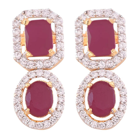 Stunning Handcrafted CZ Necklace Set - An Elegant Addition to Any Outfit