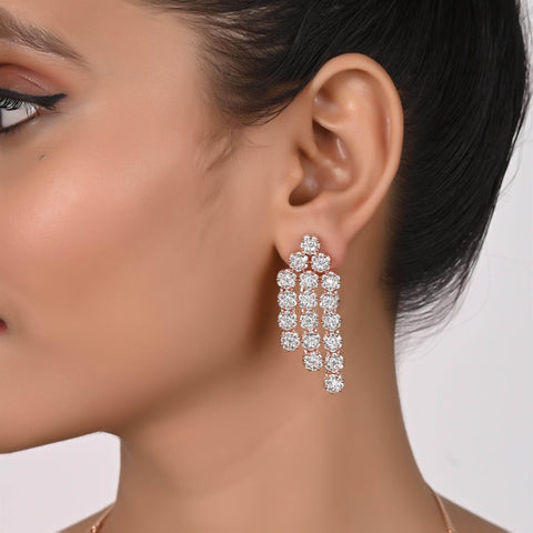 Classic Handmade CZ Necklace Set - Timeless Beauty