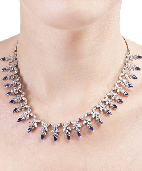Delicate CZ Necklace Set: Elegant and Timeless Jewelry for Women
