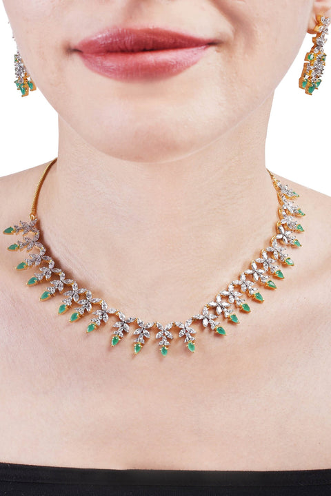 Exquisite CZ Necklace Set: Luxury Jewelry for Women