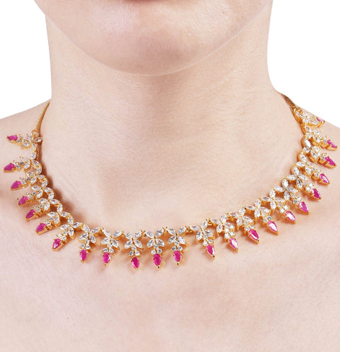 Sparkling CZ Necklace Set: Genuine and Classic Jewelry for Women