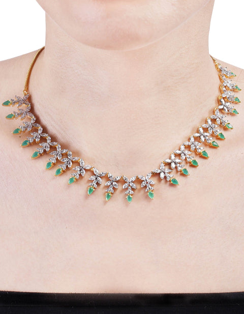 Exquisite CZ Necklace Set: Luxury Jewelry for Women