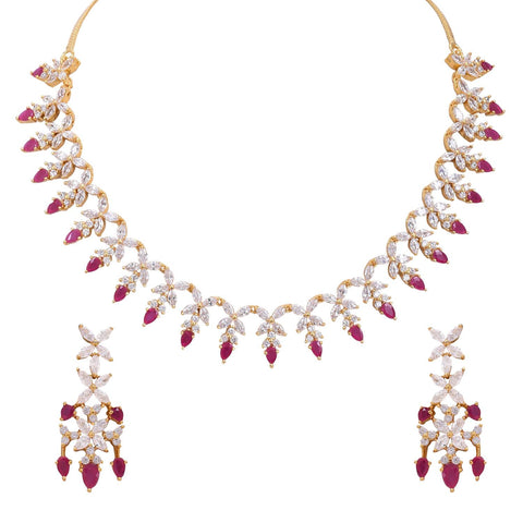 Sparkling CZ Necklace Set: Genuine and Classic Jewelry for Women