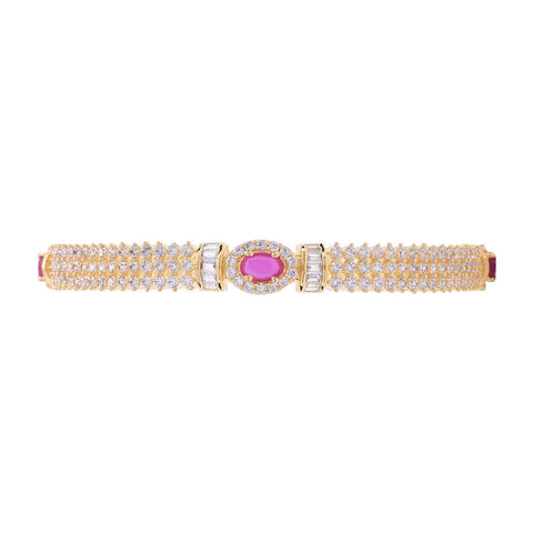 Artisanal CZ Bangles for Women: Handmade Designer Jewelry
