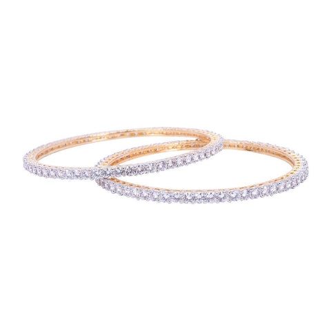 Spectacular CZ Bangle Collection: Handmade for Her
