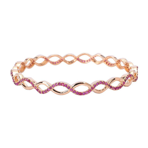 Handcrafted CZ Bangles: Designer Collection for the Modern Woman