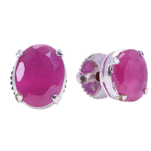 Effortlessly Elegant: Unique CZ Red Stud Earrings for the Stylish Woman