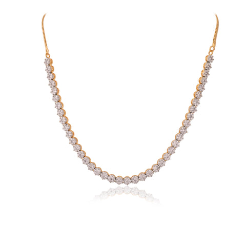 Luxurious Handmade CZ Necklace Set - A Special Treat