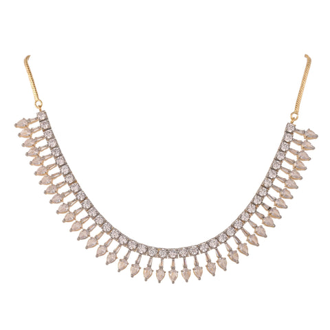 Artistic Handmade CZ Necklace Set - Uniquely Yours