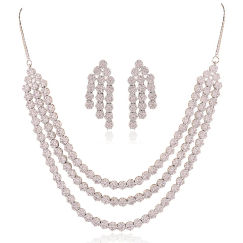 Fabulous Handmade CZ Necklace Set - For The Woman Who Has Everything