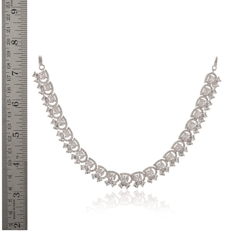 Luxurious and Eye-Catching Handmade CZ Necklace for Women