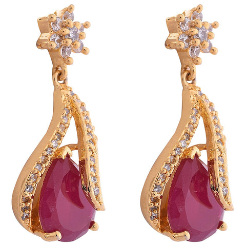 Elegant Indian CZ Necklace Set for a Touch of Tradition