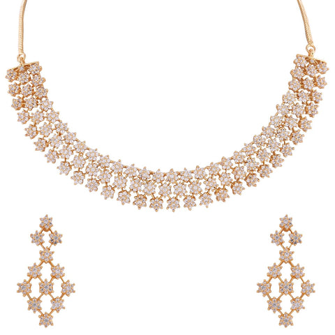 Enchanting Handmade CZ Necklace Set to Add Sparkle to Your Outfit