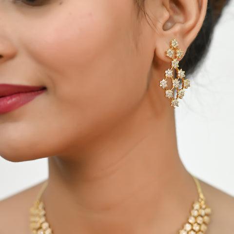 Enchanting Handmade CZ Necklace Set to Add Sparkle to Your Outfit
