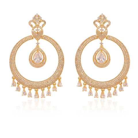 From Simple to Statement: The Best Glamour CZ White Drop Earrings for Women
