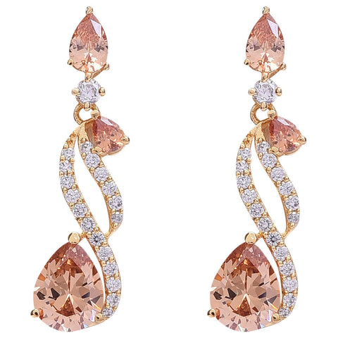 Exquisite Handcrafted CZ Necklace Set - A Stunning and Eye-Catching Jewelry Piece