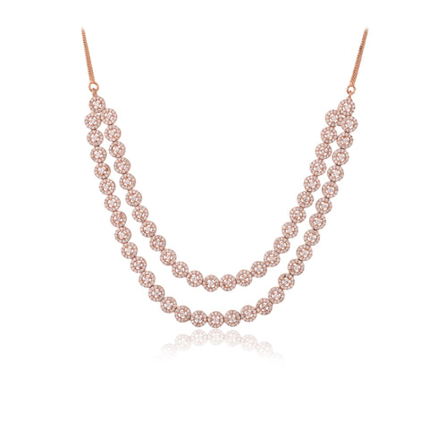 Unique CZ Necklace Set for Women - Elegant Sophistication and Refinement