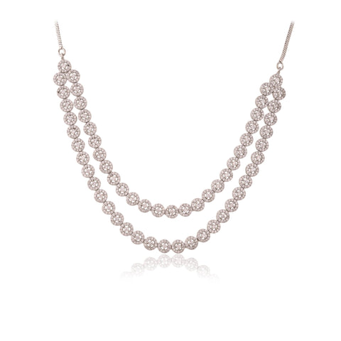 Charming CZ Necklace Set for Women - Sublime Elegance with Flair