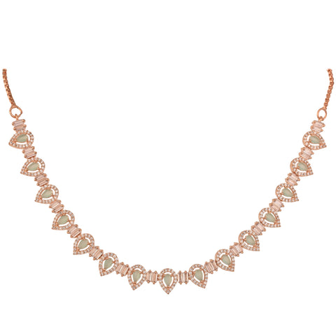 Stunning CZ Necklace Set, Handcrafted for the Bold and Beautiful