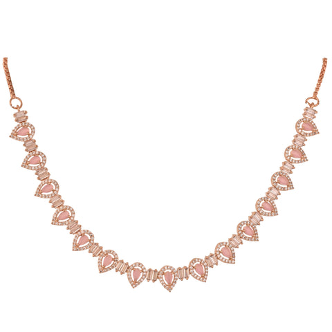 Embrace Your Beauty with this Handcrafted CZ Necklace Set