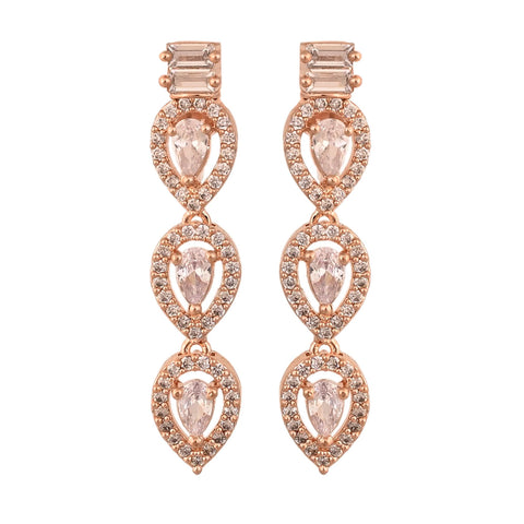 Handcrafted CZ Necklace Set: A Stunning Piece of Art