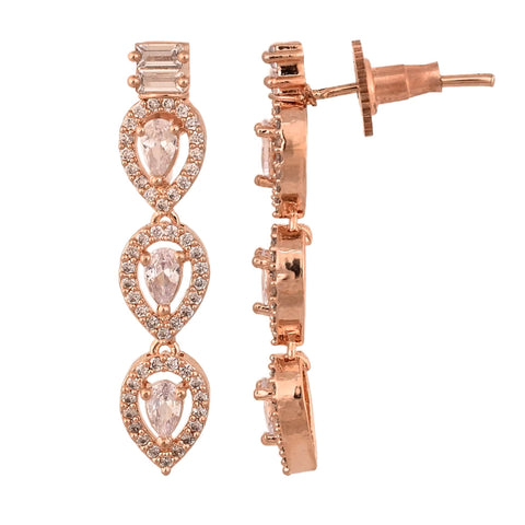 Handcrafted CZ Necklace Set: A Stunning Piece of Art