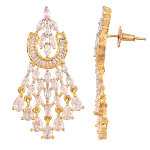 Dazzle in Style: CZ Necklace Set with Handcrafted Perfection