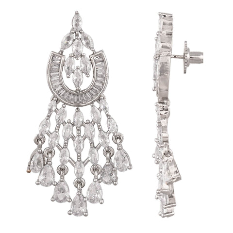 Dazzle in Style: CZ Necklace Set with Handcrafted Perfection