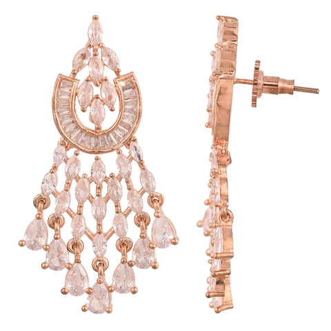 Dazzle in Style: CZ Necklace Set with Handcrafted Perfection