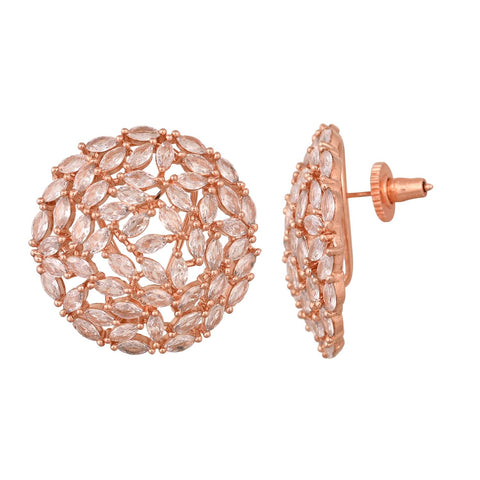 Handcrafted CZ Stud White Earrings: The Ultimate Statement Piece