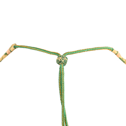 Semi-Precious Green Beads Necklace for Women