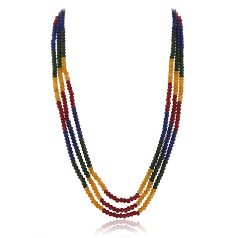 Transform Your Look with a Unique Semi-Precious Multi Beads Necklace for Women