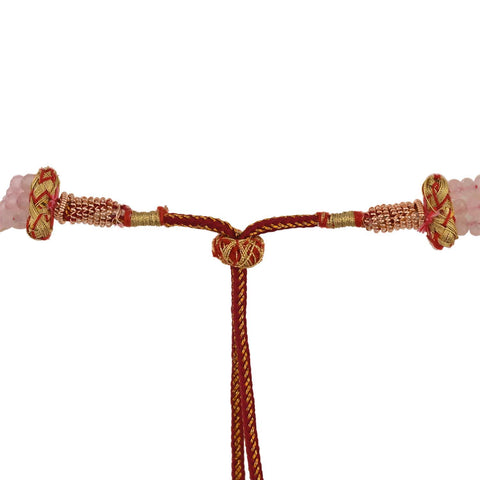 Semi-Precious Pink Beads Necklace for Women