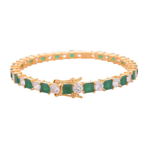 Gold Plated American Diamond CZ Openable Bangles
