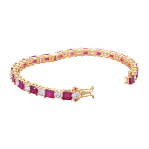 Gold Plated American Diamond CZ Openable Bangles