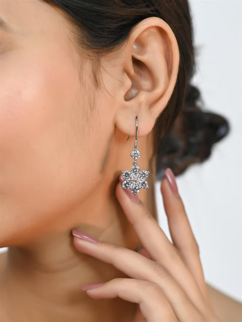 Exquisite CZ White Earrings: A Modern Twist on Classic Beauty