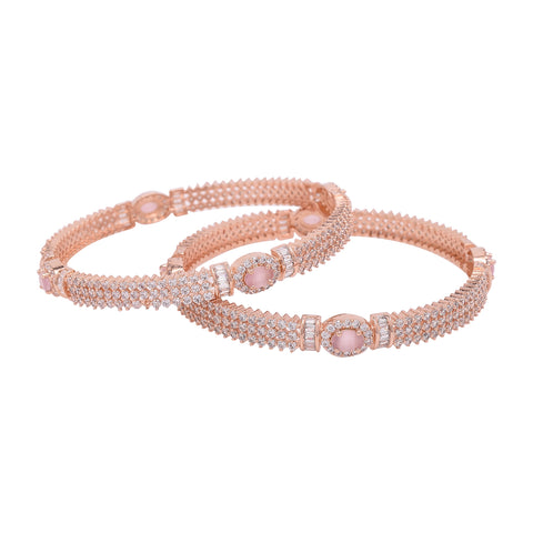 Artisanal CZ Bangles for Women: Handmade Designer Jewelry