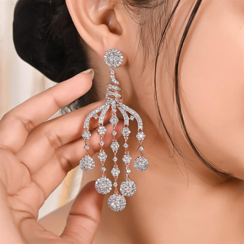 Affordable Luxury: Designer CZ White Earrings That Won't Break the Bank