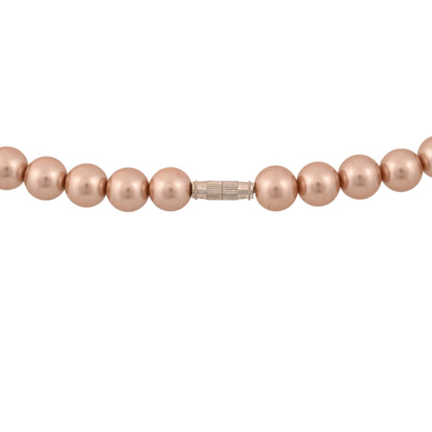Bronze Cultured Pearls Beautiful Set of Earrings & Necklace