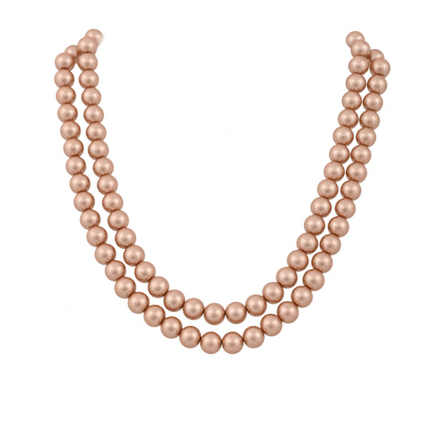 Bronze Cultured Pearls Beautiful Set of Earrings & Necklace