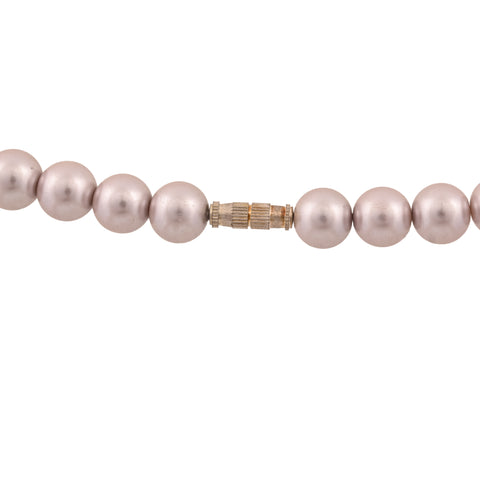 Soft Lavender Cultured Pearls Adorable Set of Earrings & Necklace
