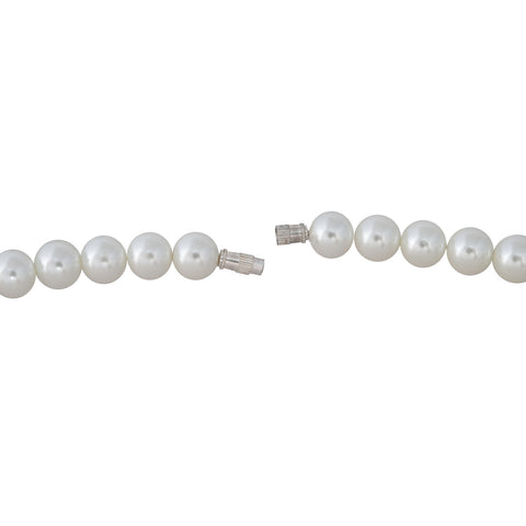 White Cultured Pearls Beautiful Set of Earrings & Necklace