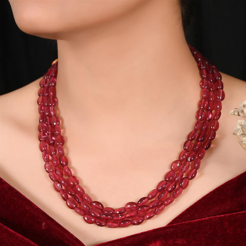 Divine Beauty: An Ethereal Natural Finest Beads Necklace for Women