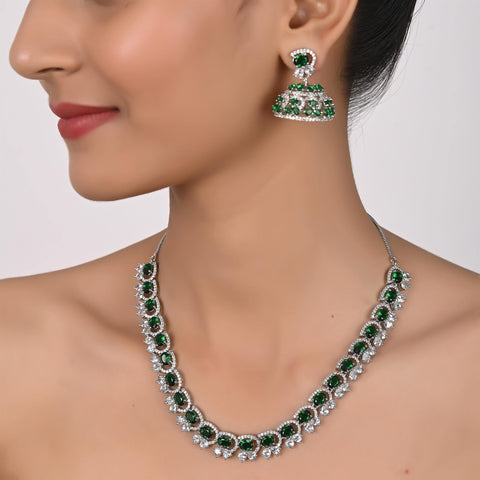 Delicate and Exquisite Handcrafted CZ Necklace for Women