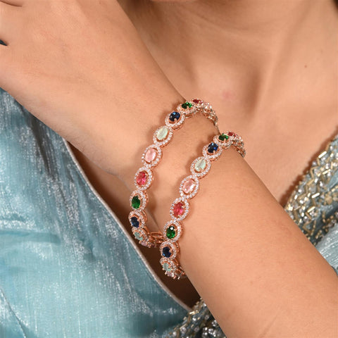 Bling it on with Designer CZ Bangles: A Handcrafted Treasure