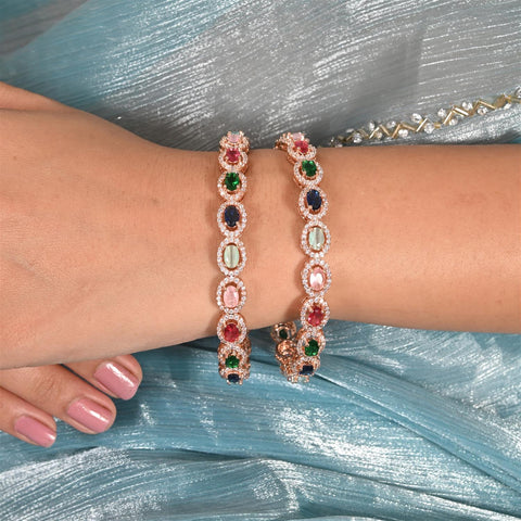 Bling it on with Designer CZ Bangles: A Handcrafted Treasure