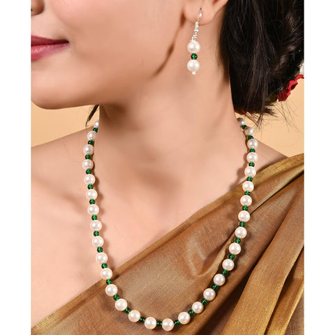Exquisite Colorful Natural Pearl Single Line Necklace
