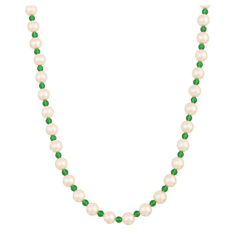Exquisite Colorful Natural Pearl Single Line Necklace